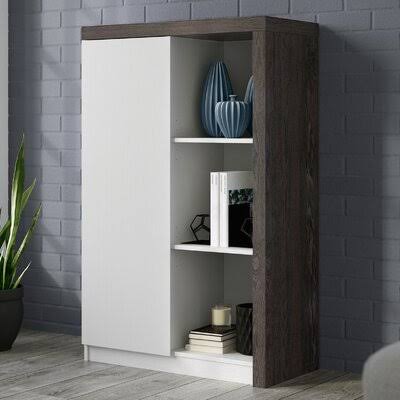 Abbey-Louise 6-Shelf Storage Cabinet Ebern Designs