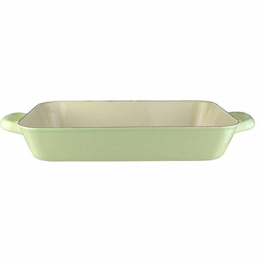 Riess Classic Roasting and Baking Pan, 29/18, Enamel, Yellow