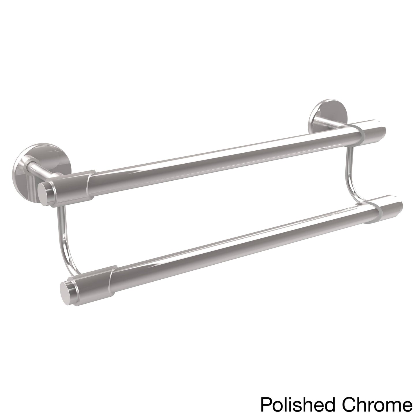 Allied Brass Tribecca Collection 36 inch Double Towel Bar Satin Nickel