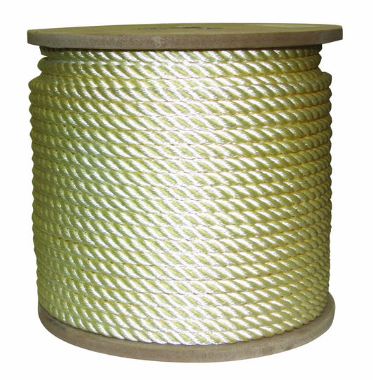 Rope King Tn-12400 Twisted Nylon Rope 1/2 inch x 400 Feet