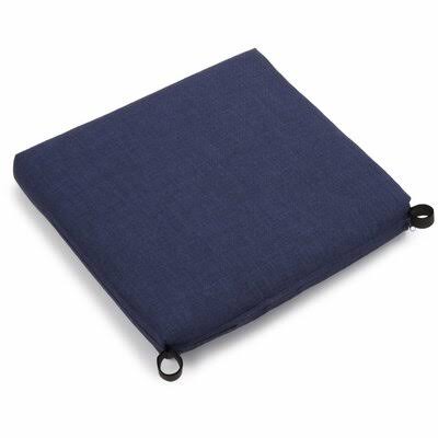 Solid Outdoor Seat Cushion Winston Porter Fabric: Azul