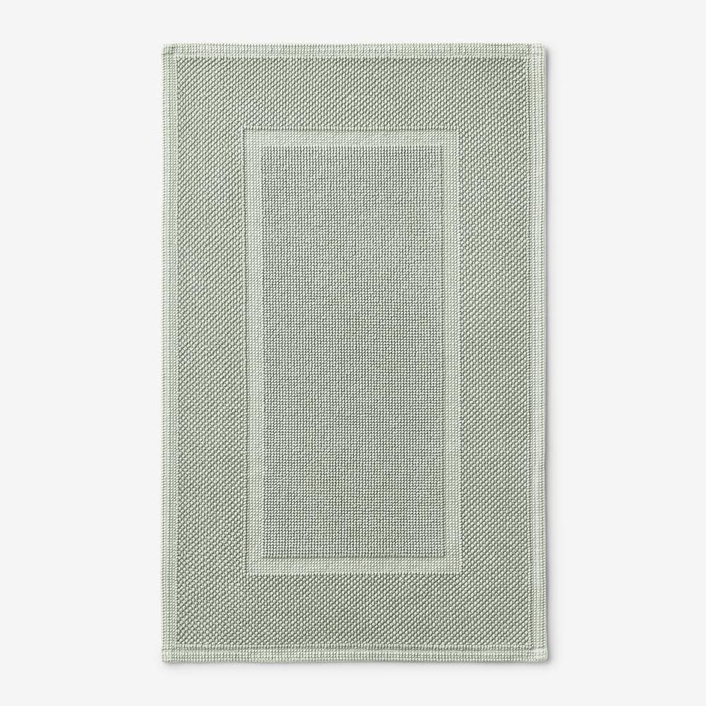 The Company Store Legends Luxury Sterling Celadon 34 in. x 21 in. Cotton Bath Mat