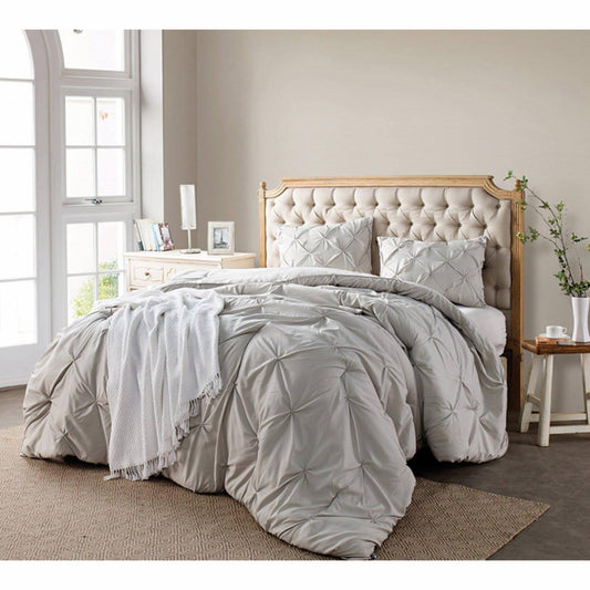 Byourbed Byb Silver Birch Pin Tuck Comforter Set (King)