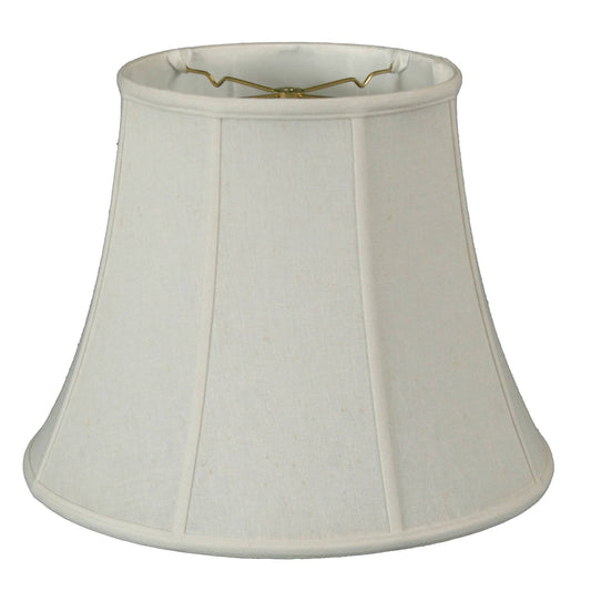 Royal Designs Modified Bell Linen White Lamp Shade, 12 x 20 x 15