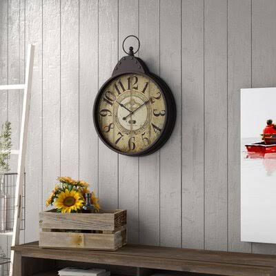 Trent Austin Design Wilksboro Fascinating Styled Berlin Metal Wall Clock