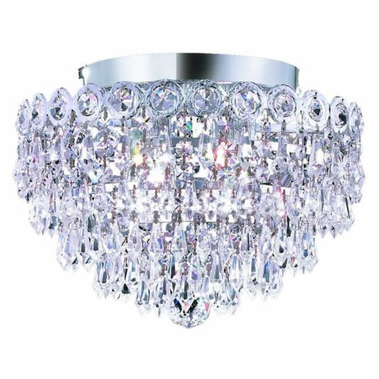 Elegant Lighting Century 4-Light Crystal Flush Mount