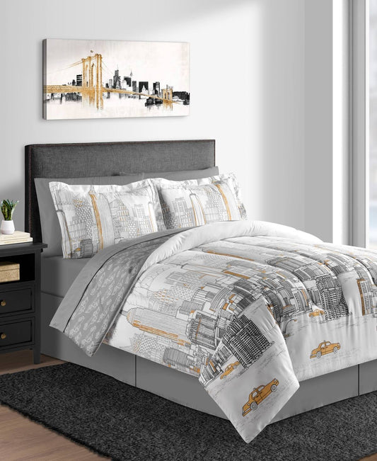 Fairfield Square Collection New York 8-Pc. King Comforter Set - Multi