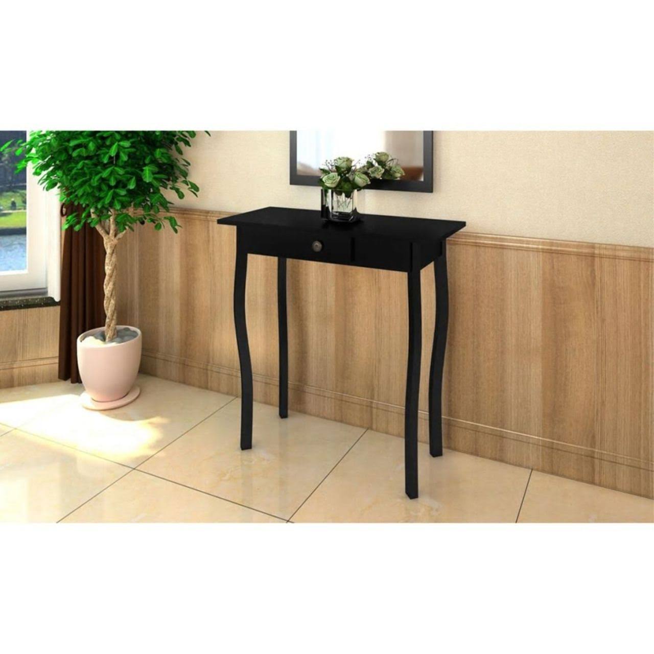 vidaXL Cottage Style Table Black