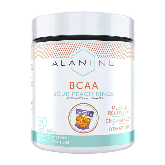 Alani Nu BCAA, Sour Peach Rings - 8.57 oz