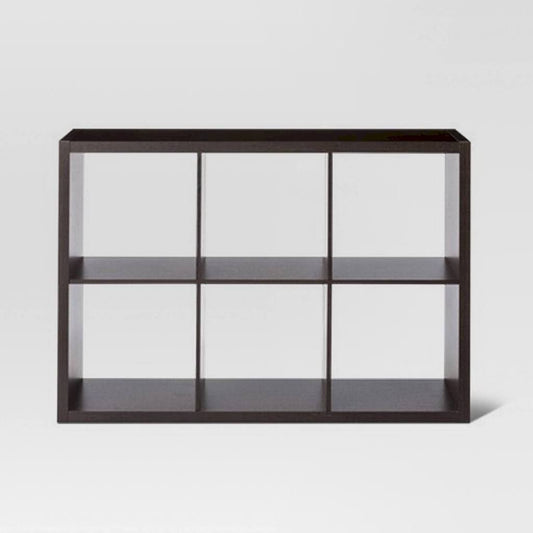 Threshold 6 Cube Organizer Shelf 13 inch - Espresso