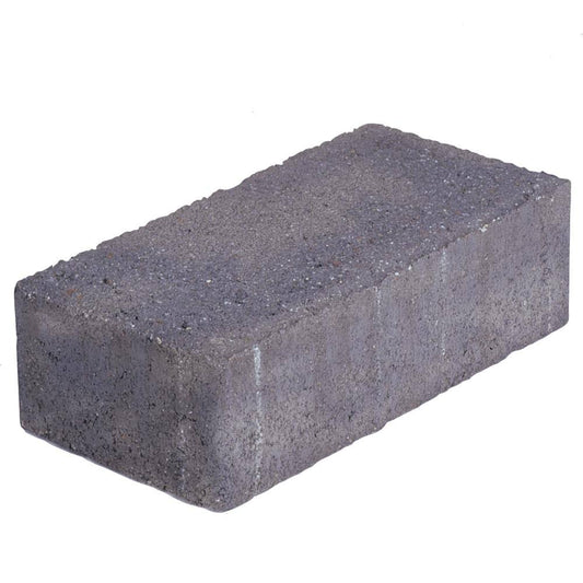 Pavestone Holland 7.87 in. L x 3.94 in. W x 2.36 in. H 60 mm Charcoal Blend Concrete Paver (480-Pieces/ 103.2 Sq. ft./ Pallet)