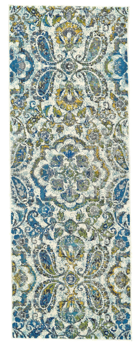 Room Envy Omari Indoor Rug - Azure