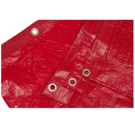 20 ft. x 20 ft. High Visibility Red Tarp - 3.3 oz.