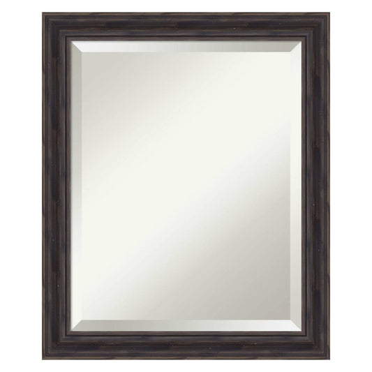 Amanti Art Narrow Rustic Pine Bathroom Mirror