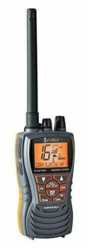 Cobra MRHH350FLT Floating VHF Long Range Marine Radio, Tri-Watch, Burp Feature