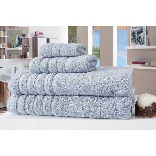 Barnum Turkish Cotton Towel Set of 4 Blue