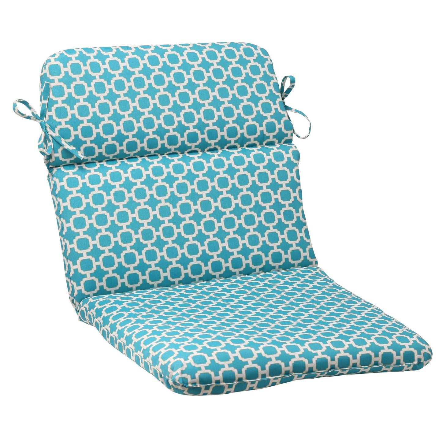 Pillow Perfect Outdoor Hockley Rounded Chair CUSHION, Teal