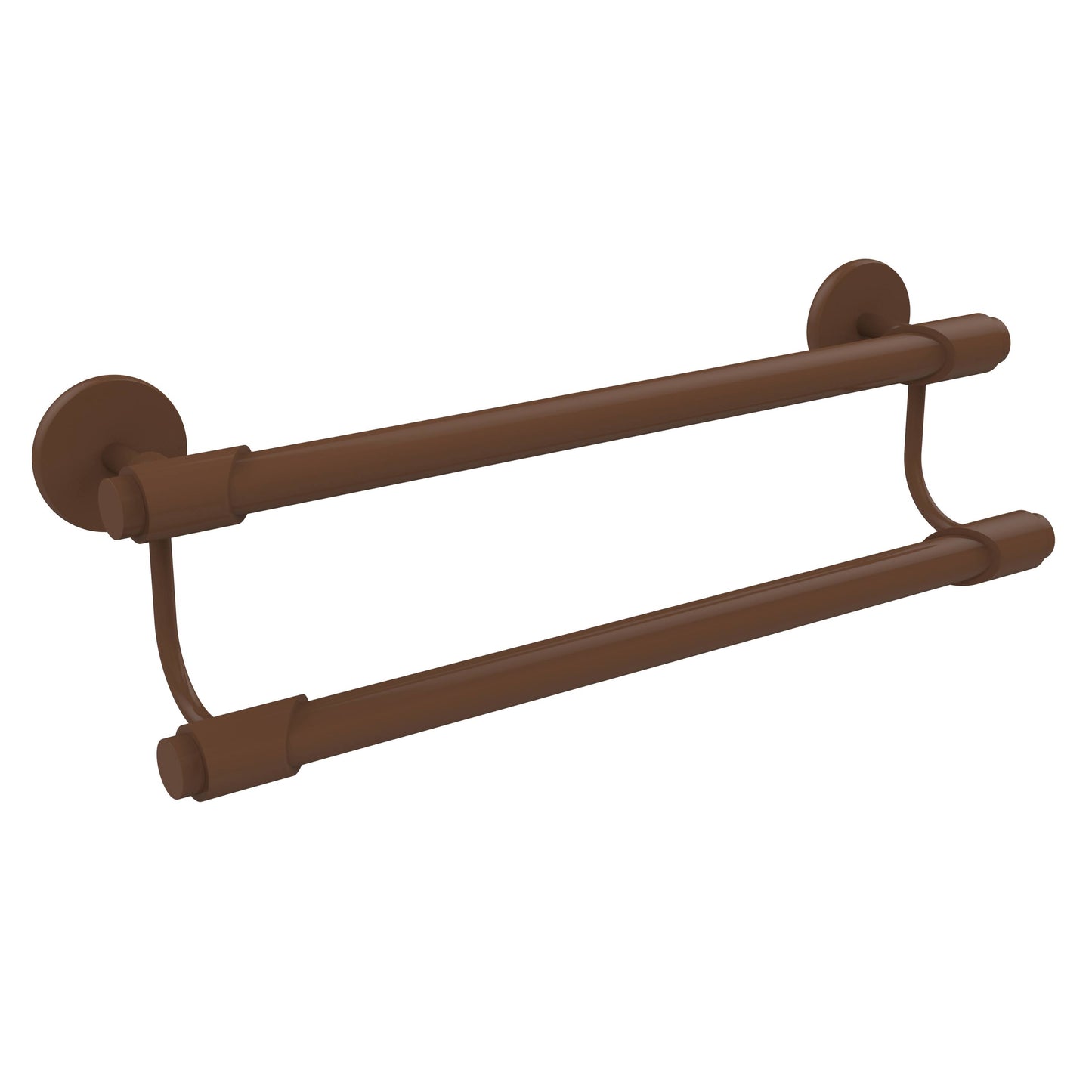 Allied Brass Tribecca Collection 24 inch Double Towel Bar Antique Bronze TR-72/24