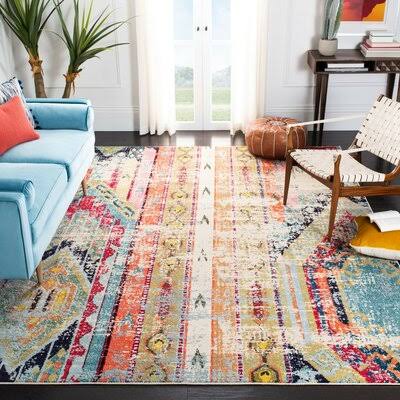 Stalcup Multicolor Area Rug Bungalow Rose Rug Size: Rectangle 10 x 14