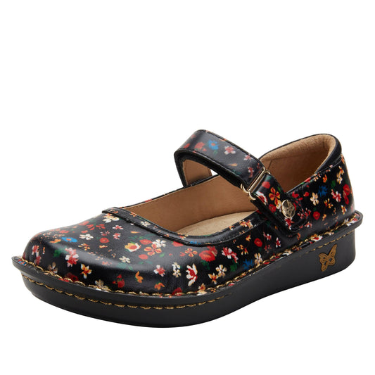 Alegria Belle Floral Printed Leather Mary Janes - 43(13M)