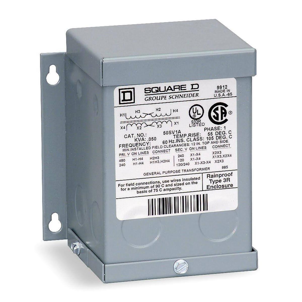 Square D 1.5S1F 1.5kVA Transformer (Nri)