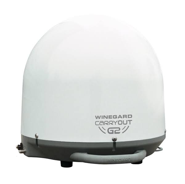 Winegard GM-2000 White Carryout G2 Portable RV Satellite TV Antenna