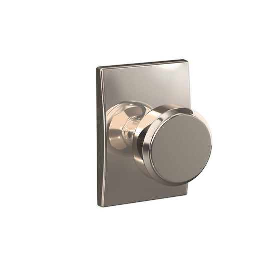 Schlage FC21-BWE-CEN Custom Bowery Passage Privacy Door Knob Set with Century Polished Nickel