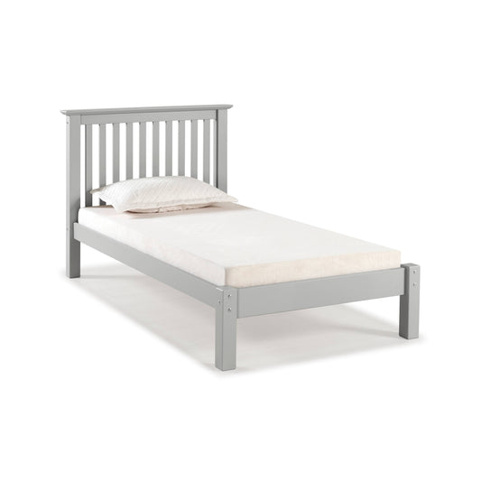 Alaterre Furniture Barcelona Dove Gray Twin Bed