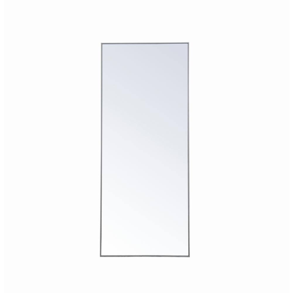 Elegant Furniture Oversized Rectangle Grey Modern Mirror (72 in. H x 30 in. W)