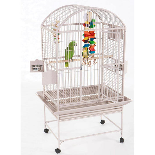 A E Cage Co. Large Dome Top Bird CAGE; Sandstone