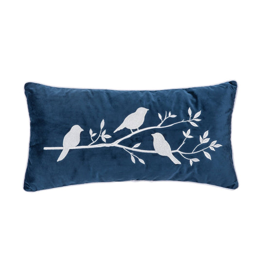 Bird Branch Pillow by Valerie