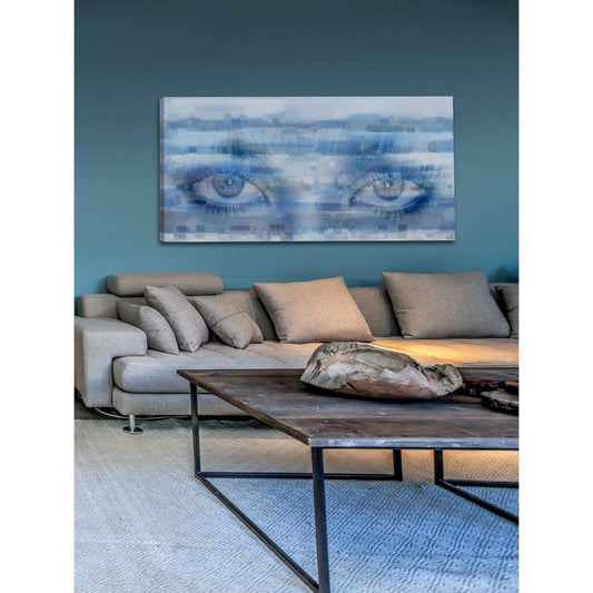 Parvez Michel 18 in. H x 36 in. W Those Eyes by Parvez Taj Printed Canvas Wall Art, Multi-Colored