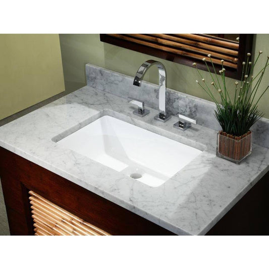 20-3/4 Rectangular Shape Bathroom Undermount Sink 20-3/4-Inch European Style Rectangular Shape Porcelain Ceramic Bathroom Underm