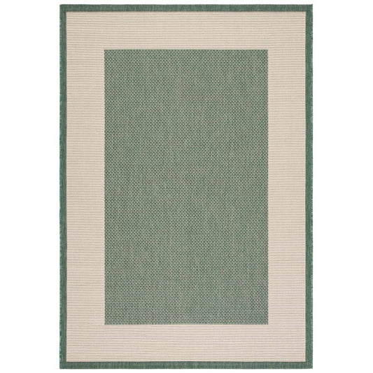 Safavieh Courtyard Rug Collection CY7987-32221 - Dark Green / Beige - 8 x 10