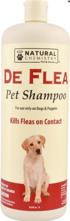 101.4 oz (3 x 33.8 oz) Natural Chemistry De Flea Pet Shampoo