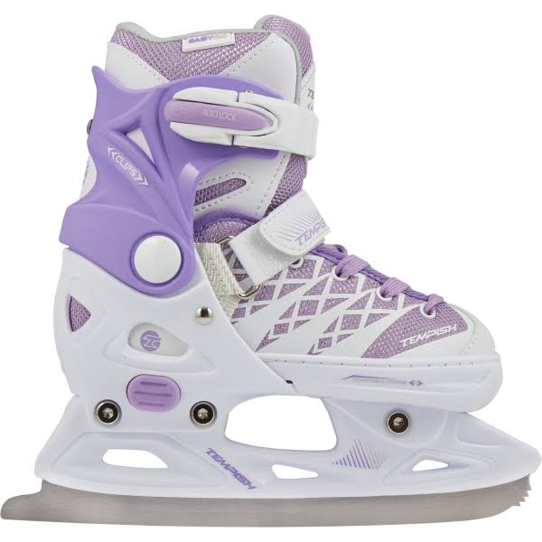 Adjustable Kids Ice Skates Tempish Clips (Purple)