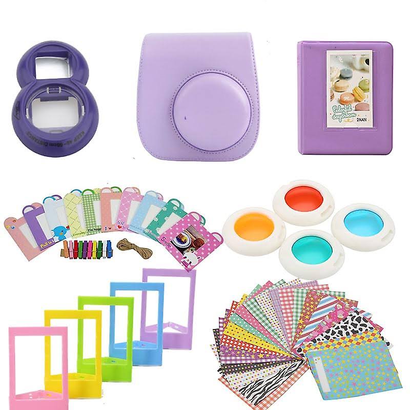 eStore Accessory Sets for Fujifilm Instax Mini 8/9-Light Purple