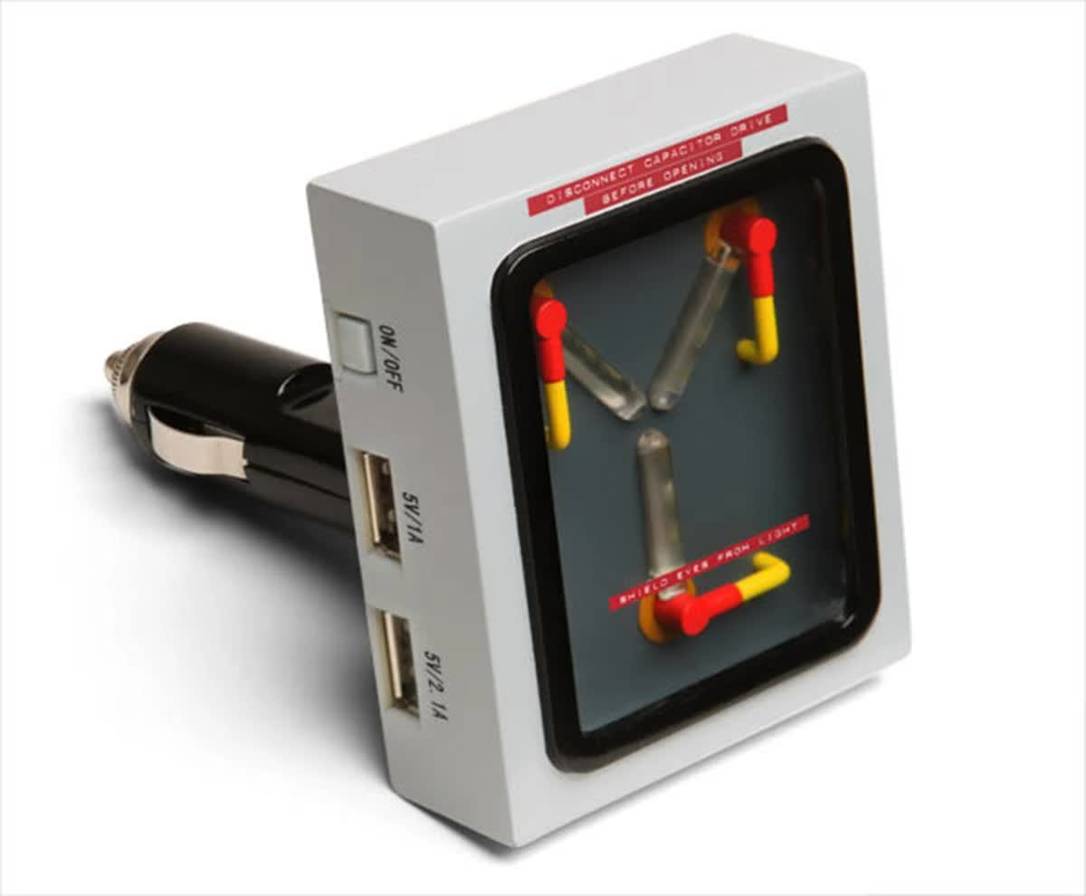 Back to The Future Flux Capacitor USB Car Charger