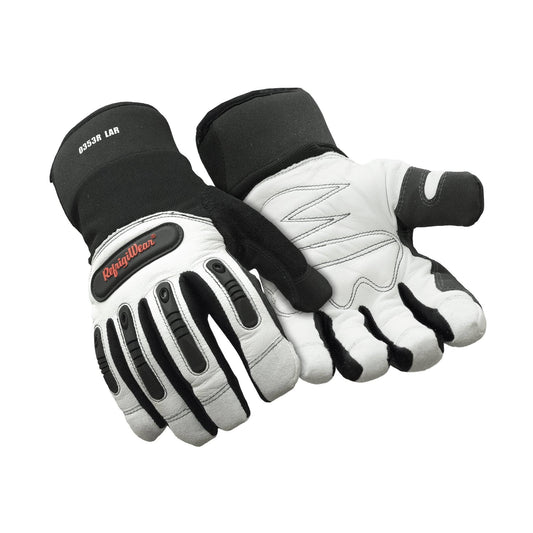 Refrigiwear Fiberfill Insulated Tricot Lined Ergo Goatskin Leather Gloves White