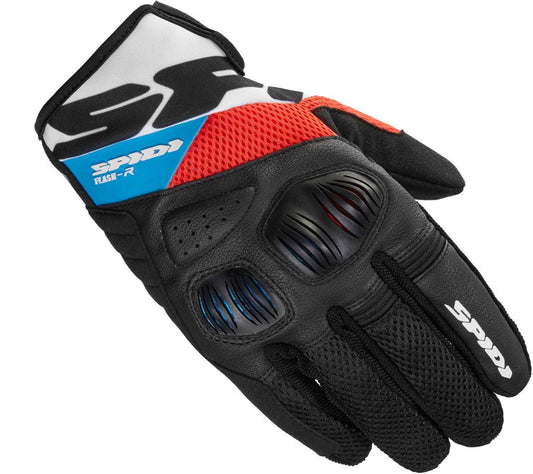 Spidi Flash-R Evo Gloves 3XL Red-Light Blue