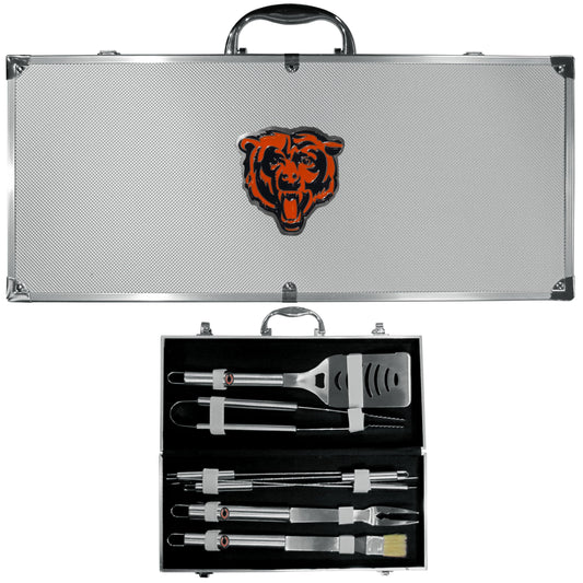 Chicago Bears 8 PC BBQ Set w/Case