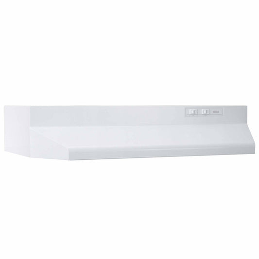 Broan 403001 ADA Capable Under-Cabinet Range Hood, 30-Inch, White