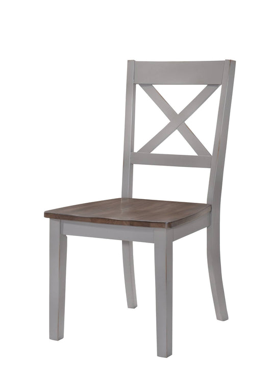 Altamirano Solid Wood Dining Chair August Grove Color Gray