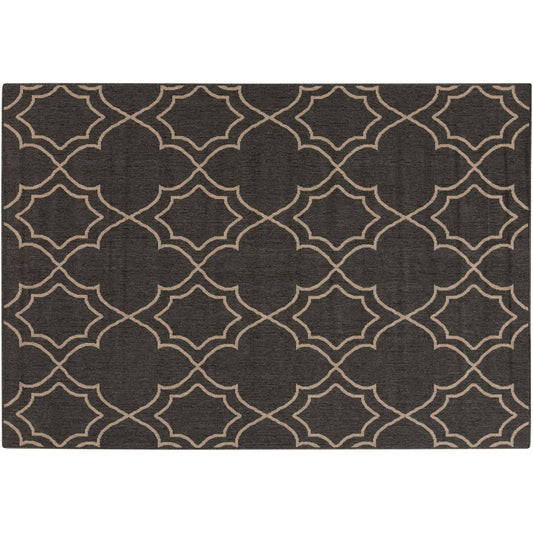 Surya Anderson Trellis Indoor Outdoor Rug - Black - 3.5X5.5 ft