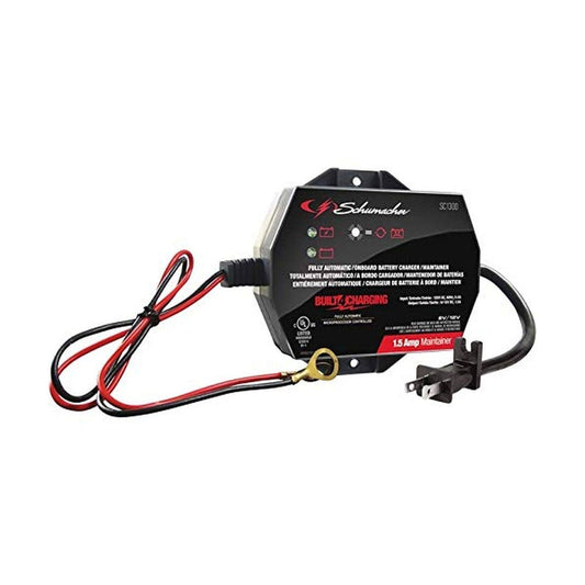 Schumacher Fully Automatic Onboard Battery Charger - 1.5 Amps