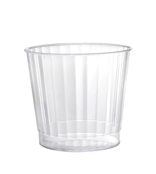 Fineline Settings 409-CL, 9 oz. Renaissance Clear Plastic Tumblers, 240/cs