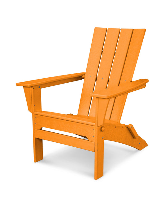 POLYWOOD Quattro Folding Adirondack Tangerine