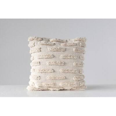 West Hewish Cotton Throw Pillow Union Rustic