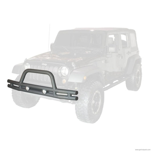 Rugged Ridge 11561.10 Jeep JK Wrangler Front Tube Bumper Textured Black