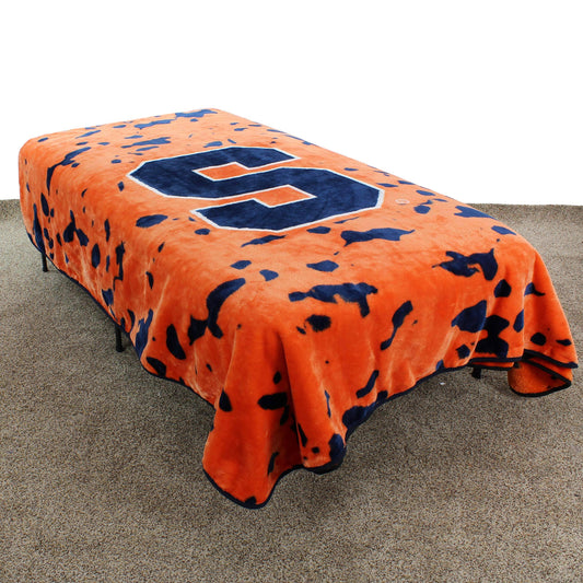 College Covers Syracuse Orange Raschel Throw Blanket